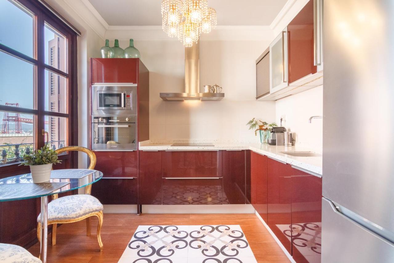 Amplio Y Elegante Con Diseno Vintage Apartment Portugalete Exterior foto